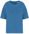 NS328 Native Spirit Ladies Terry Towel T-Shirt Riviera blue colour image